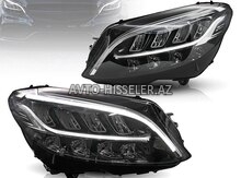 Mercedes W205 LED faraları
